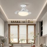 Fan LED Ampul - Rozanslı Tavan Montajı Gerekir - 72W 7850 Lümen 3 Renk Işık (Beyaz, Gün Işığı, Natural) Uzaktan Kumandalı, Dimlenebilir Cata Hayalet Pervaneli Tavan Vantilatörü ve Aydınlatma