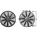 Fan Motoru 24V Pervanelı 14" - G Silver - Black - 14 inç