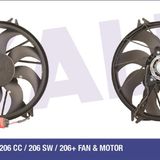 FAN MOTORU DAVLUMBAZLI P206 1.1-1.4-1.4-1.6-2.0 16V-1.6HDI-2.0HDI 98- (250W-385mm)
