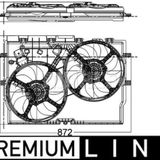 FAN MOTORU DUCATO 2,3 14(CIFTLI) MAHLE CFF 228 000P