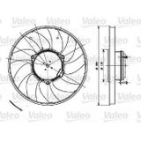 FAN MOTORU SOL CRAFTER SPRINTER 06 VALEO 696083