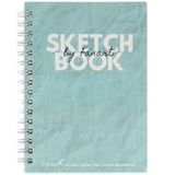 Fanart 120 gr A6 50 Yaprak Academy Sketch Book Spiralli Turkuaz Eskiz Defteri