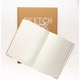 Fanart Academy Sketch Book Sert Kapaklı Kraft A4 Düz Yapraklı Desensiz Çizim Defteri Tekli