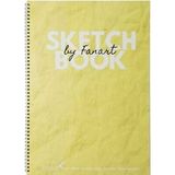 Fanart Academy Sketch Journal 120 gr 50Yp A6 Sarı LV-F-8674.A6 Kağıt