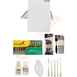 Fanart Glance -Fanart Academy 12 x 12 ml Yağlı Boya Başlangıç Seti