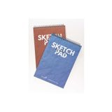 Fanart Sketch Pad Eskiz Defteri A5 80gr 50 Yaprak Bordo Sert Kapak Üstten Spiralli