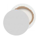 Fanart Yuvarlak Tuval 20CM - 2 Adet - 1BW-Beyaz