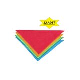 Fanatik 12 Adet Mikrofiber Mutfak Cam Ve Ayna Temizlik Bezi Iz Bırakmaz 40 X 40 Cm Büyük Boy