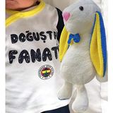 Fanatik Miniklere Özel Peluş Uyku ve Oyun Arkadaşı Bunny Tavşan -65 cm Sarı