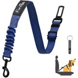 fancigo Araba için Köpek Emniyet Kemeri. Ayarlanabilir Köpek Emniyet Kemeri. Ayarlanabilir Kayış, Güçlü Naylon Kumaş, Bungee Tampon Köpek Yavrusu Araba Emniyet Kemeri. (Lacivert-1 Paket)