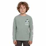 Fancy Kids Antalya Erkek Çocuk Baskılı Yeşil Sweatshirt%100 Pamuk Rahat Regular Kesim