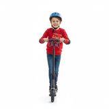 Fancy Kids Antalya Erkek Çocuk Kırmızı Baskılı Sweatshirt – Pamuklu Esnek Kumaş (Kırmızı, 4-5 Yaş)