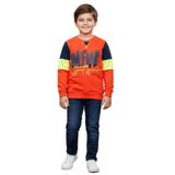 Fancy Kids Antalya Erkek Çocuk Neon Nar Çiçeği Baskılı Sweatshirt – Pamuklu Yumuşak Kumaş, Tam Kalıp