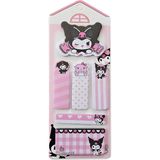 Fancy Space Kuromi Sanrio Disney Yapışkanlı Not Kağıdı Postit Pembe - Çok Renkli