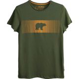 Fancy T-Shirt Forest Yeşil 3D Baskılı Bisiklet Yaka Erkek Tişört