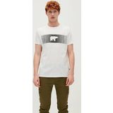 Fancy T-Shirt Off-White Beyaz 3D Baskılı Erkek Tişört