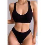 Fancy&Dancy Kadın Kaşkorse Sütyen Külot Takımı - Şık Esnek ve Rahat İç Çamaşır Takımı - 50200 - Siyah