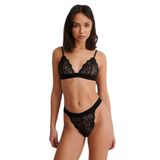 Fancy&Dancy Kadın Siyah Dantelli Iç Çamaşır Takımı 190 (Small)