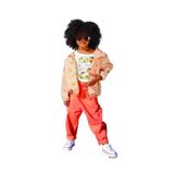 FancyKids Kız Çocuk Pantolon Açık Kargo Cepli Turuncu (Turuncu, 18-24 Ay)