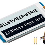 FancyWhoop 2.15 inç E-Mürekkep Ekran ŞAPKA V4 Sürümü, 250 x 122 Çözünürlük Siyah Beyaz E-kağıt Ahududu Pi 5/4B/3B +/3B/2B/A +/Sıfır W/WH/Sıfır 2 W Serisi, SPI Arayüzü, Destek Kısmi Yenileme