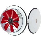 Fanex Aksiyel Aspiratör 200 mm Kapaklı Yüksek Debi 600 m³/h 40 W Güçle