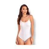 fanilam Berrak Kadın İp Askılı Pamuk Çıtçıtlı (Kancalı) Body - Rahat ve Şık Esnek Body Atlet 2'li Beyaz S