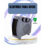 Fanlı Oda Isıtıcısı Termostat Kontrollü Soğuk Hava Üfleme Modu FRTKGT25DYMUCZZZBF20BLACKISITICI-1