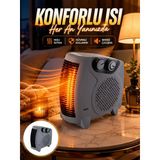 Fanlı Oda Isıtıcısı Termostat Kontrollü Soğuk Hava Üfleme Modu Yeni Nesil