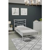 FANO Kenza Ferforje Karyola Beyaz Tek Kişilik Metal Yatak 90x190, 90x200, 100x200, 120x190, 120x200