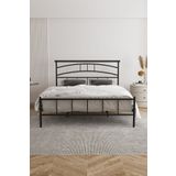 FANO Kenza Ferforje Karyola Siyah Çift Kişilik Metal Yatak 140x190, 140x200, 150x200, 160x200