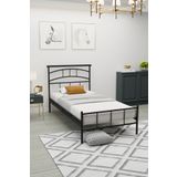 FANO Kenza Ferforje Karyola Siyah Tek Kişilik Metal Yatak 90x190, 90x200, 100x200, 120x190, 120x200