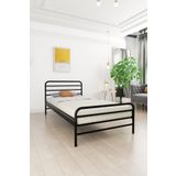 FANO Milas Metal Karyola Siyah Tek Kişilik Ferforje Yatak 90x190, 90x200, 100x200, 120x190, 120x200