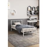 FANO Mira Metal Karyola Beyaz Tek Kişilik Ferforje Yatak 90x190, 90x200, 100x200, 120x190, 120x200