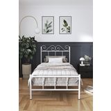 FANO Paris Ferforje Karyola Beyaz Tek Kişilik Metal Yatak 90x190, 90x200, 100x200, 120x190, 120x200