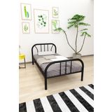 FANO Royal Metal Karyola Siyah Tek Kişilik Ferforje Yatak 90x190, 90x200, 100x200, 120x190, 120x200