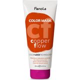 Fanola Color Mask 200 ml Bakır Saç Bakım Maskesi Tüm Saç Tipleri için Besleyici ve Parlaklık Verici