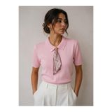 Fanori Woman kadın fular detaylı t-shirt