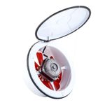 Fansan 20 Cm Tka 200 40w 650m3/h 1350dd 230v Monofaze Kapaklı Aksiyel Duvar Baca Cam Aspiratörü Fanı