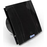 Fansan Dekoratif Siyah Banyo Tuvalet Cam ve Pencere Tipi Aspiratör Tba 150-N - 15 cm