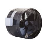 Fansan Dr-B 200 Boru Tipi Dıştan Rotorlu Kanal Fanı Siyah Renk Yüksek Performanslı Metal Gövde
