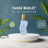 Fanse Otel Temizlik Medikal Malzemeleri Tek Kullanımlık Otel Buklet Şampuan S Şise 25 Adet 35 Ml