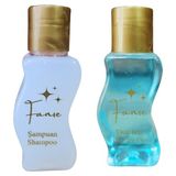 Fanse Tek Kullanımlık Otel Buklet 25 Adet Şampuan S Şişe 25 Adet Duş Jeli S Şişe Set 35 ml