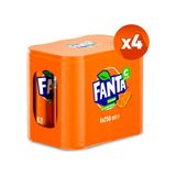 Fanta Portakal Aromalı Gazoz Kutu 6X250 ml x 4 Adet (24x250mL)