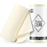 Fantasti Clean Çok Amaçlı Rulo Mikrofiber Temizlik Bezi 30X30 40 Yapraklı Bej