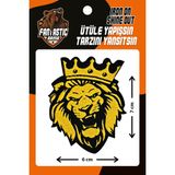 Fantastic 10'lu Paket Ütü Ile Yapışan Dokuma Arma Patch Yama Aslan Modeli