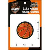 Fantastic 10'lu Paket Ütü ile Yapışan Dokuma Arma Patch Yama Basketbol Topu Modeli