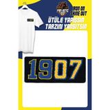 Fantastic 1907 Modeli Ütü İle Yapışan Dokuma Peluş Arma Takım, Kolej Renkli Polyester