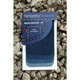 Fantastic 4'lü Paket Ütü ile Yapışan Kot Arma Patch Kot Yaması, Onarım ve Dekoratif Kullanım Için Denim, Jeans