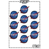 FANTASTIC ARMA 10'lu Paket Ütü Ile Yapışan Dokuma Arma Patch Yama Nasa Modeli