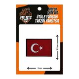 FANTASTIC ARMA 10'lu Ütüyle Yapışan Türk Bayrağı Dokuma Arma – Ay Yıldızlı Giysi, Üniforma ve Tekstil Yaması (Orijinal Tasarım)